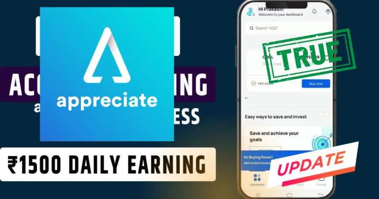 Appreciate Demat App Refer & Earn Review – Real या Fake? ₹400 Paytm Cashback Offer Inside!