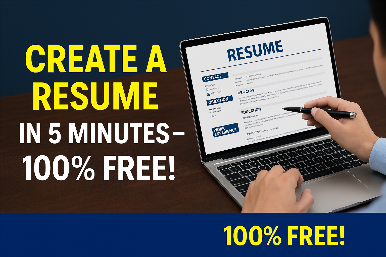 5 मिनट में फ्री में Resume कैसे बनाएं? स्टेप-बाय-स्टेप गाइड 2025